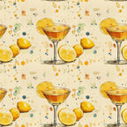 Lemon Drop Soiree Pattern 6 Minky Fabric