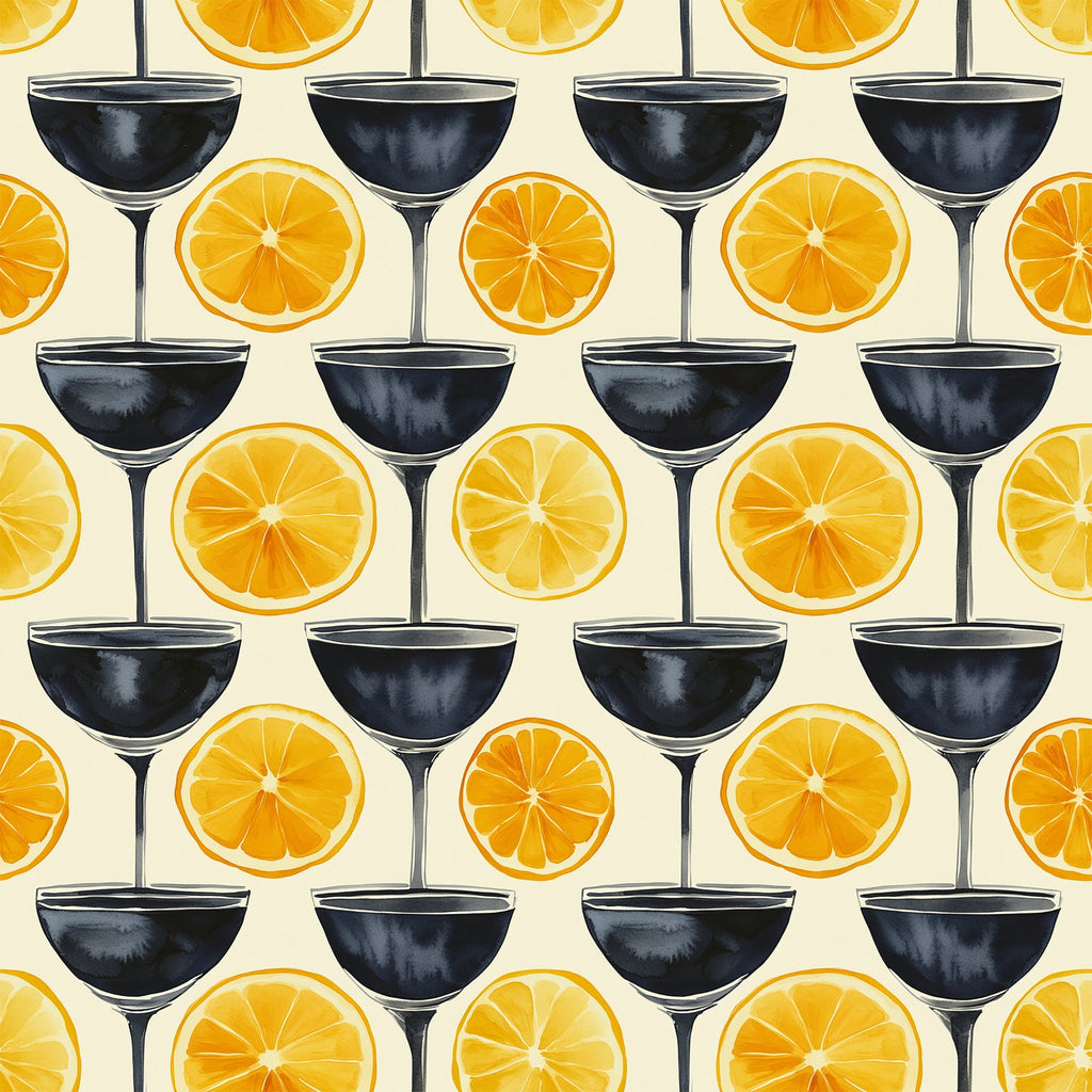 Lemon Drop Soiree Pattern 9 Minky Fabric