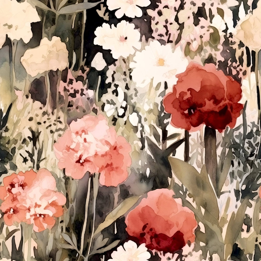 Peach Petal Wash Pattern 10 Minky Fabric