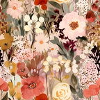 Peach Petal Wash Pattern 11 Minky Fabric