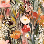 Peach Petal Wash Pattern 14 Minky Fabric