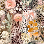 Peach Petal Wash Pattern 18 Minky Fabric