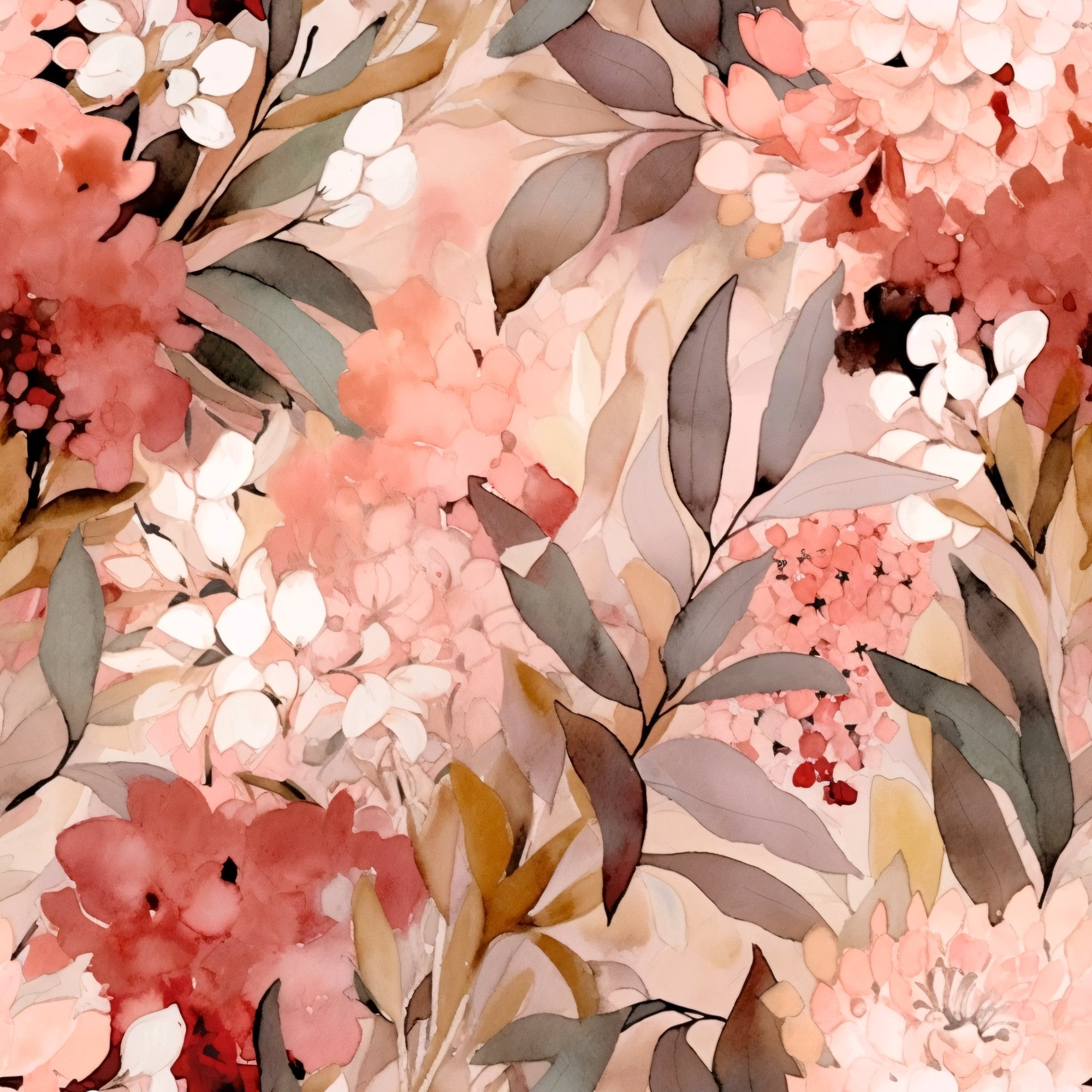 Peach Petal Wash Pattern 20 Minky Fabric