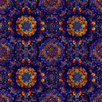 Marigold Mosaic Pattern 3 Minky Fabric