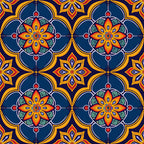 Marigold Mosaic Pattern 8 Minky Fabric