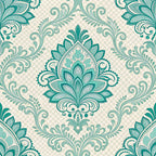 Teal Reverie Pattern 17 Minky Fabric