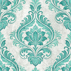 Teal Reverie Pattern 2 Minky Fabric