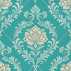 Teal Reverie Pattern 22 Minky Fabric