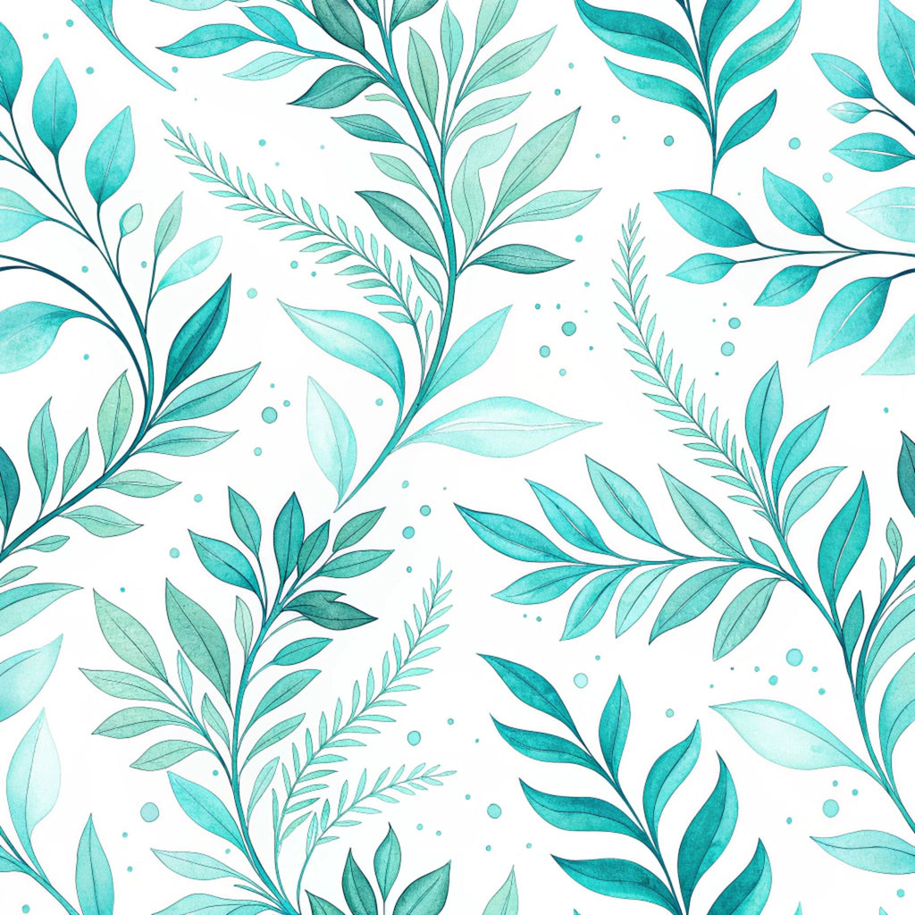 Teal Reverie Pattern 3 Minky Fabric