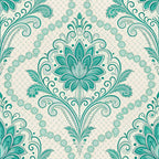 Teal Reverie Pattern 4 Minky Fabric