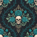 Twilight Rose Rookery Pattern 1 Minky Fabric