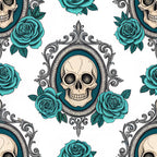 Twilight Rose Rookery Pattern 11 Minky Fabric
