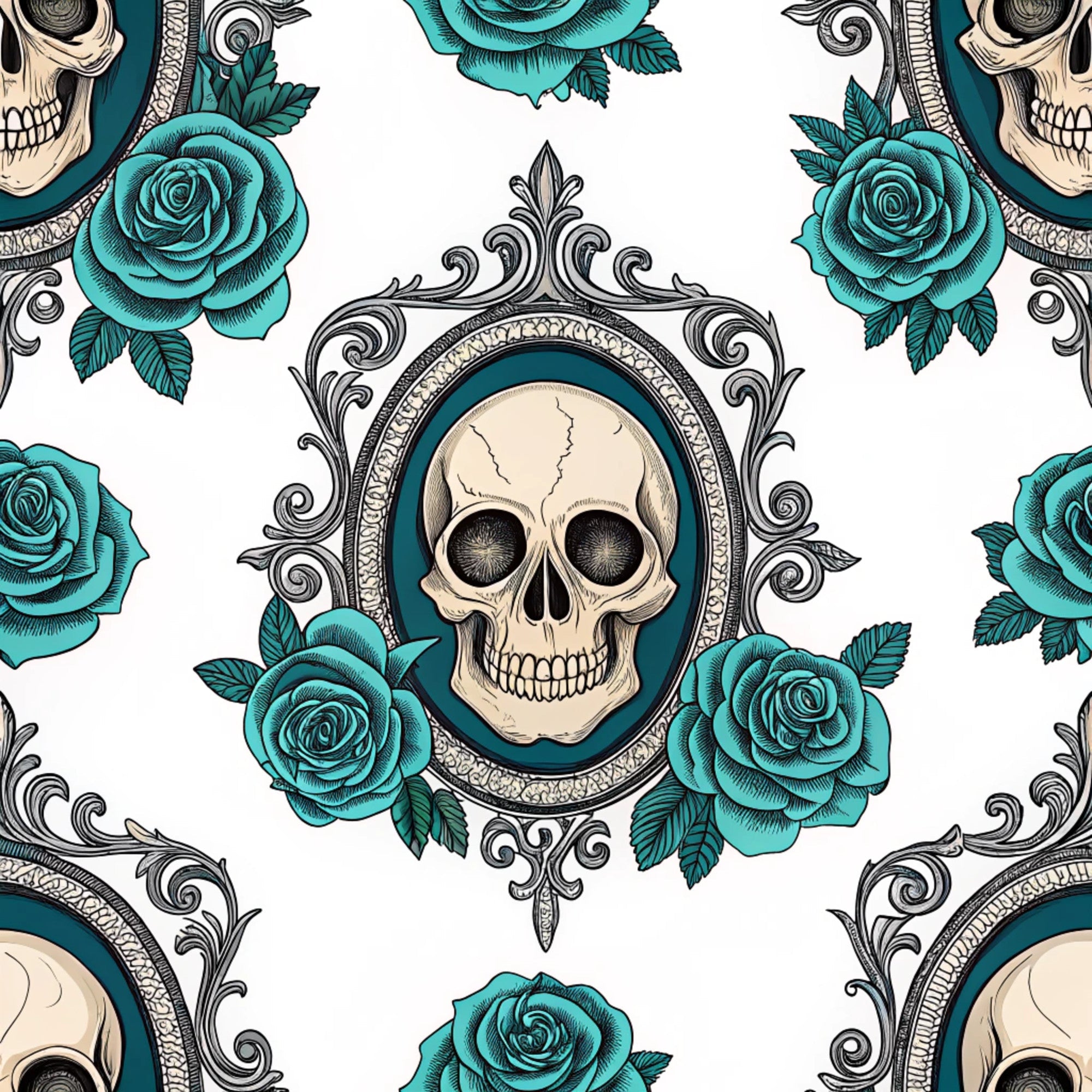 Twilight Rose Rookery Pattern 11 Minky Fabric