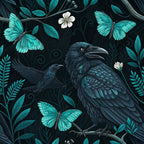 Twilight Rose Rookery Pattern 20 Minky Fabric