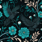 Twilight Rose Rookery Pattern 26 Minky Fabric