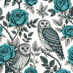 Twilight Rose Rookery Pattern 28 Minky Fabric