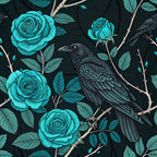 Twilight Rose Rookery Pattern 29 Minky Fabric
