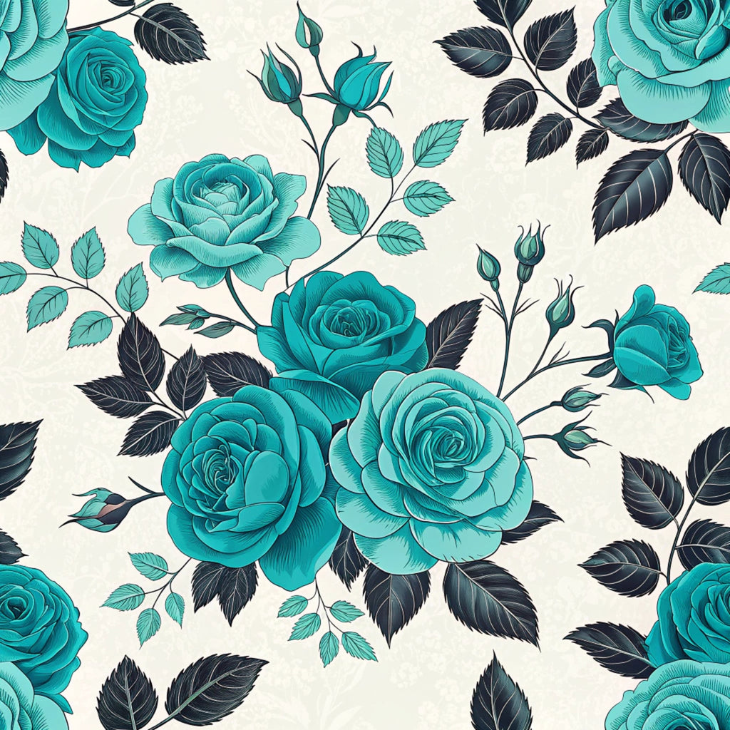 Twilight Rose Rookery Pattern 5 Minky Fabric