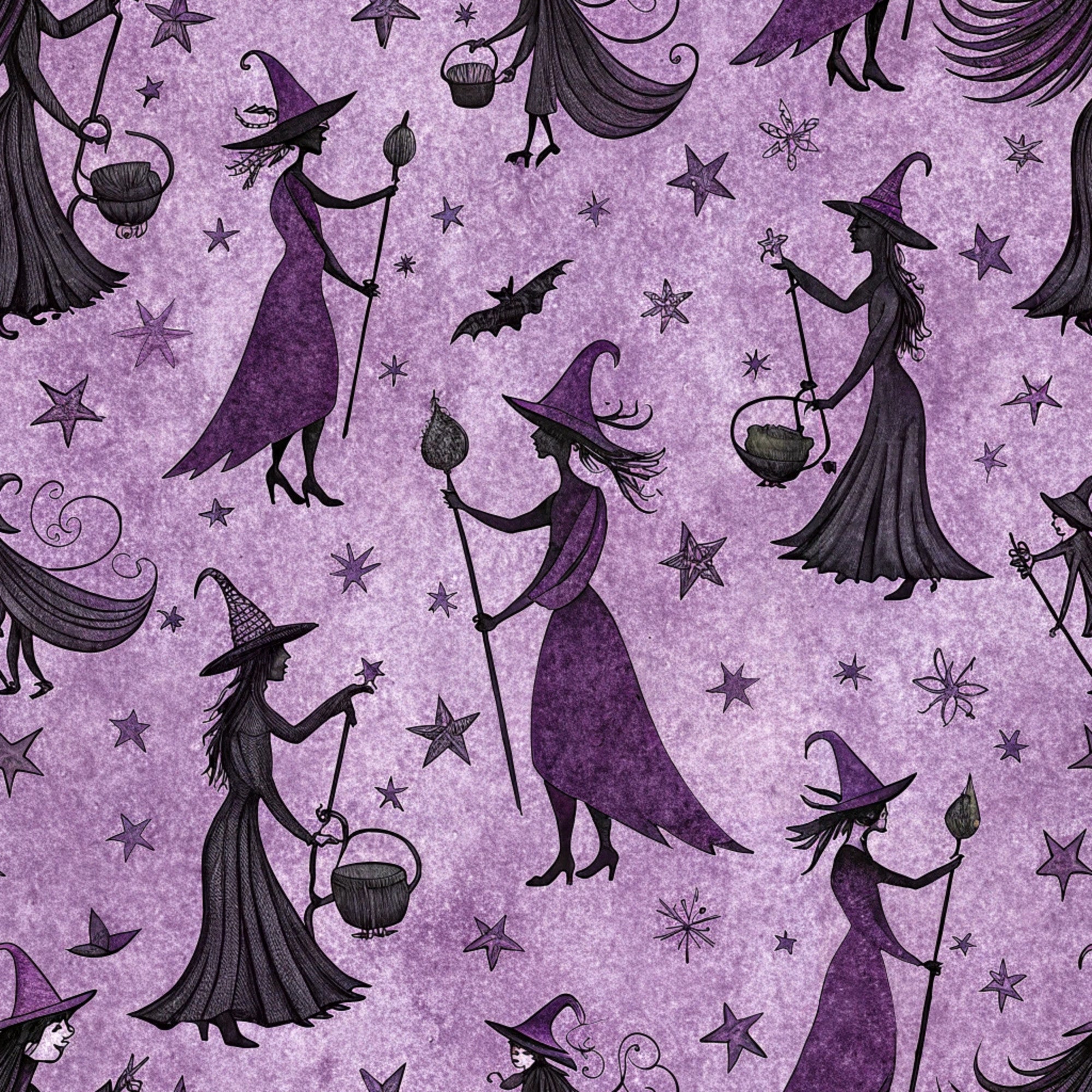Moonlit Raven Pattern 14 Minky Fabric