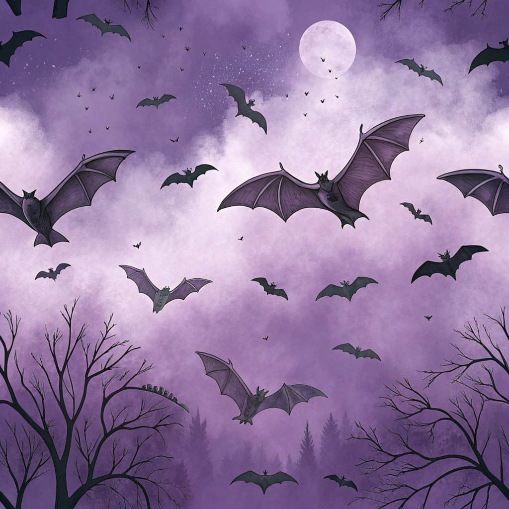 Moonlit Raven Pattern 15 Minky Fabric