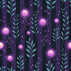 Moonlit Raven Pattern 20 Minky Fabric