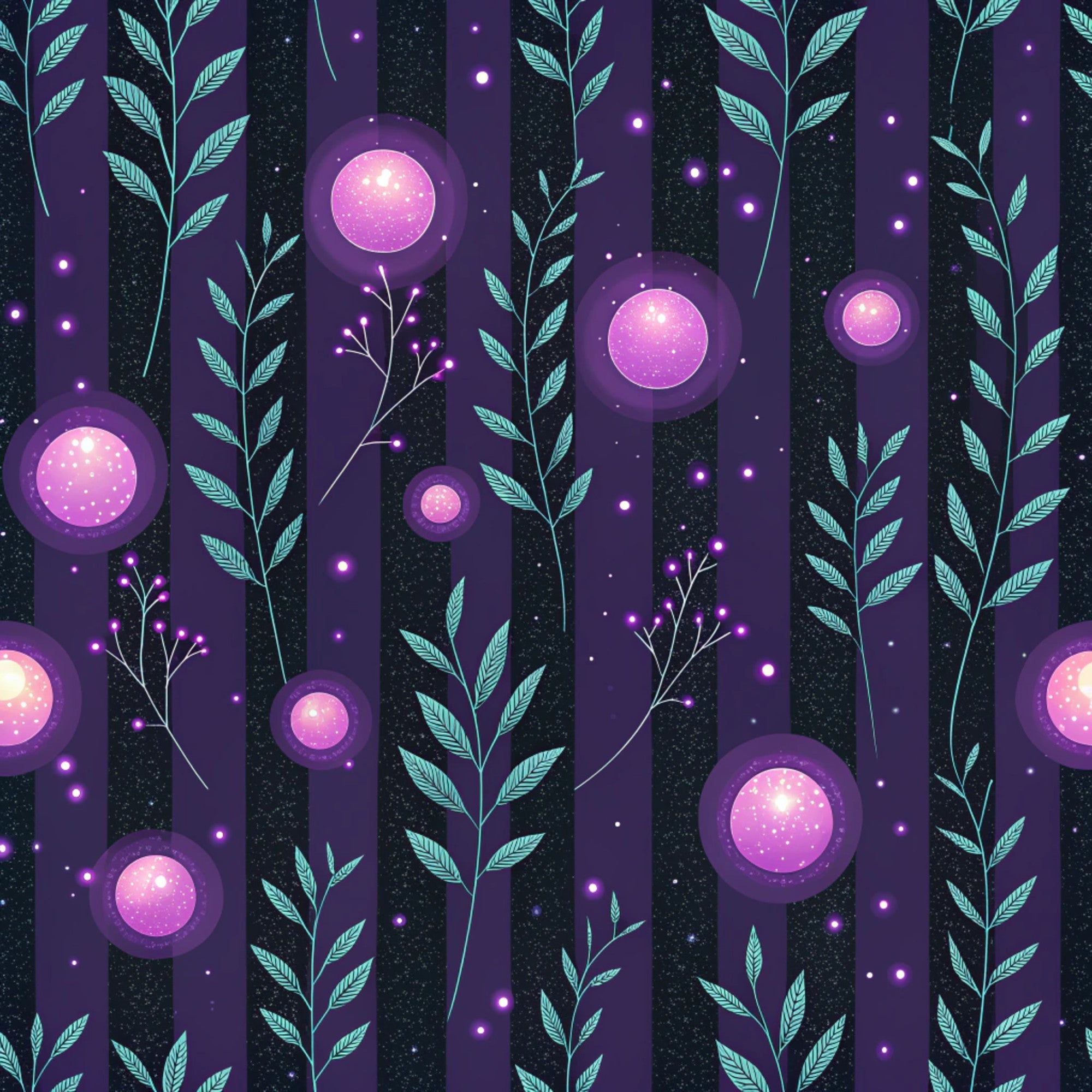 Moonlit Raven Pattern 20 Minky Fabric