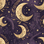 Moonlit Raven Pattern 25 Minky Fabric