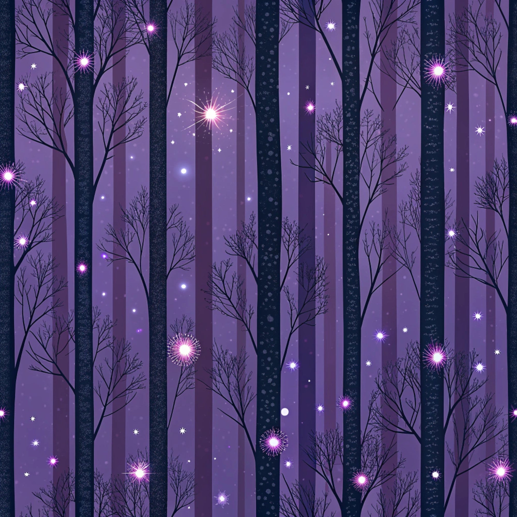 Moonlit Raven Pattern 5 Minky Fabric
