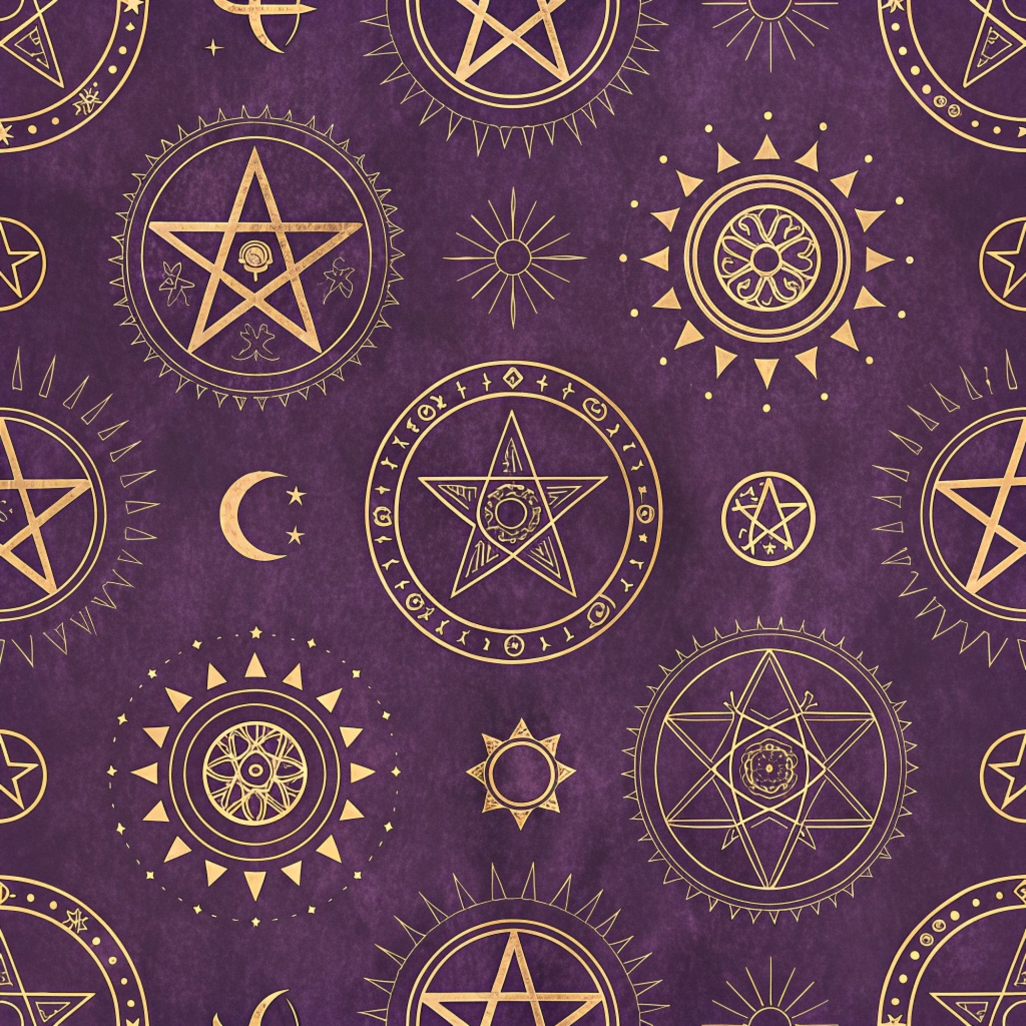 Moonlit Raven Pattern 6 Minky Fabric