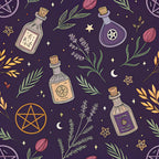 Moonlit Raven Pattern 7 Minky Fabric