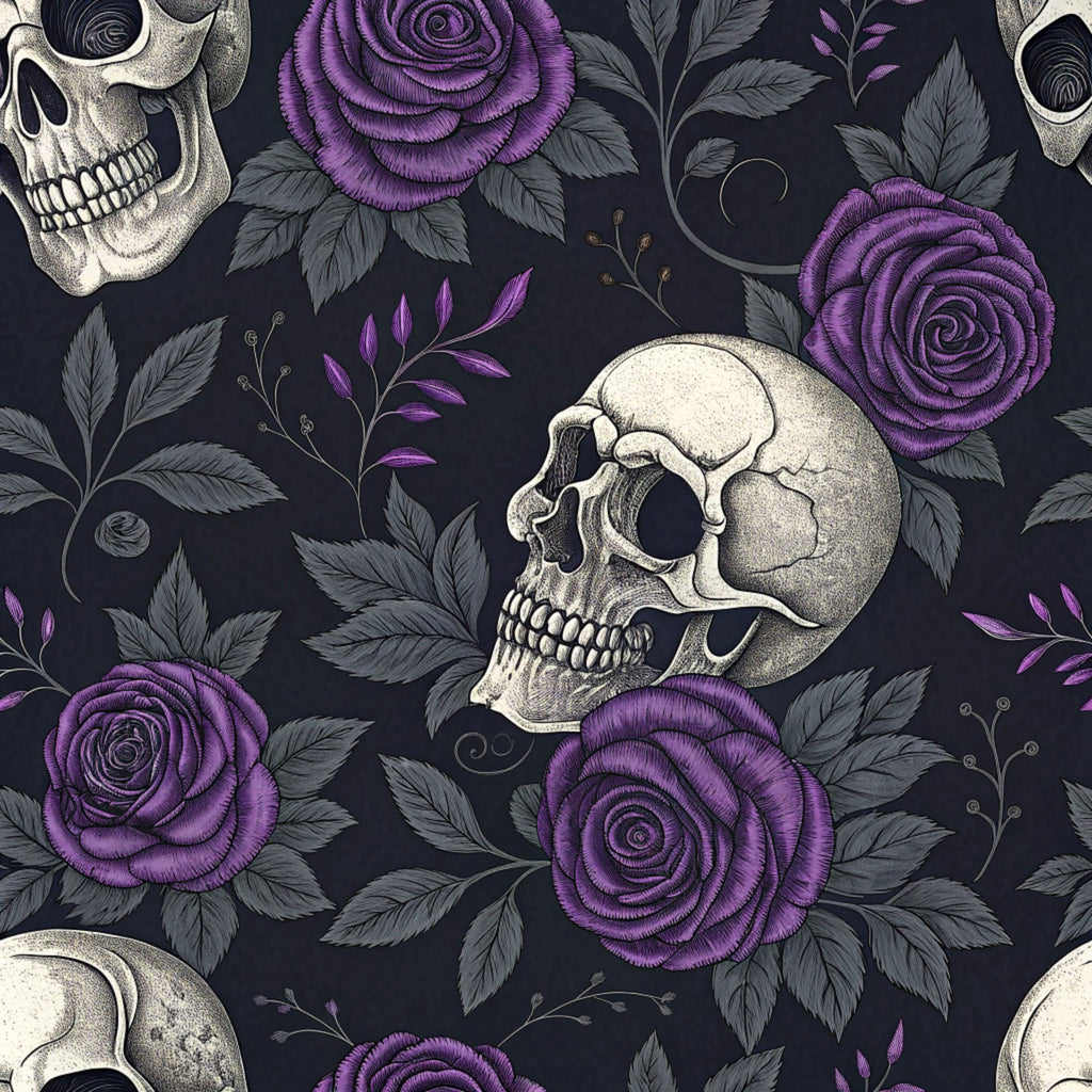 Moonlit Raven Pattern 8 Minky Fabric
