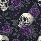 Moonlit Raven Pattern 8 Minky Fabric