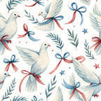 USA Patriotic Wildlife Pattern 10 Minky Fabric