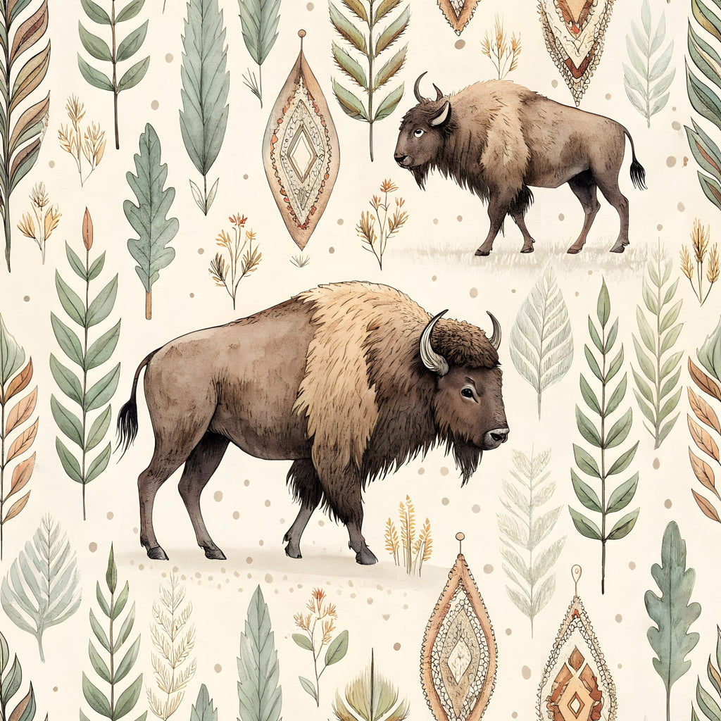 USA Patriotic Wildlife Pattern 9 Minky Fabric