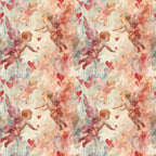 Cherub Hearts Pattern 10 Minky Fabric