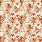 Cherub Hearts Pattern 11 Minky Fabric