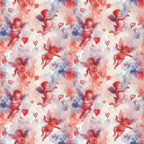 Cherub Hearts Pattern 7 Minky Fabric