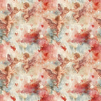 Cherub Hearts Pattern 8 Minky Fabric