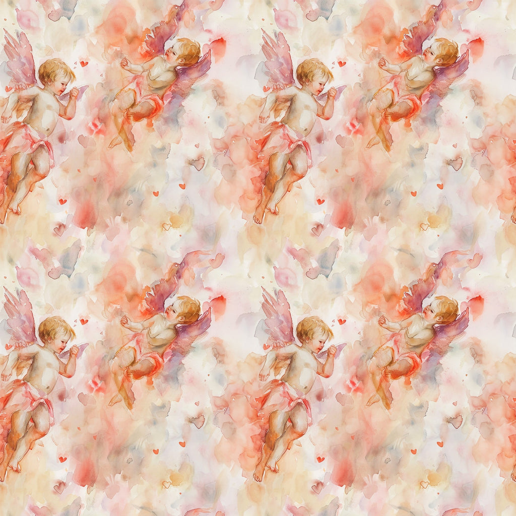 Cherub Hearts Pattern 9 Minky Fabric