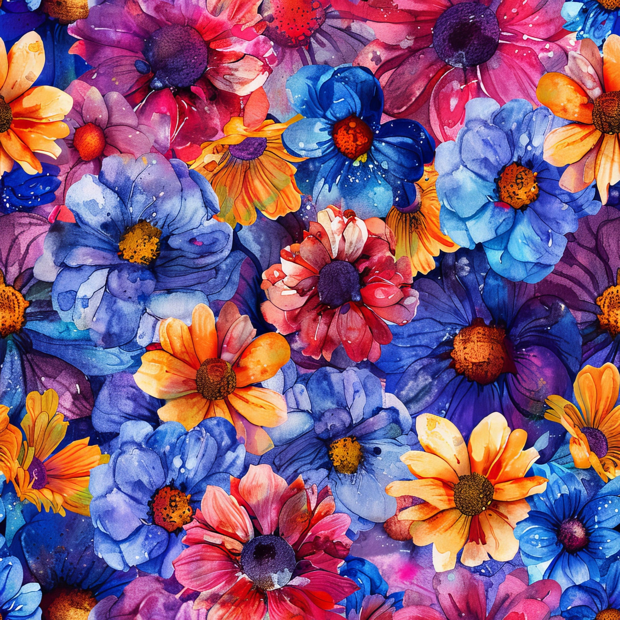 Prismatic Petals Pattern 15 Minky Fabric