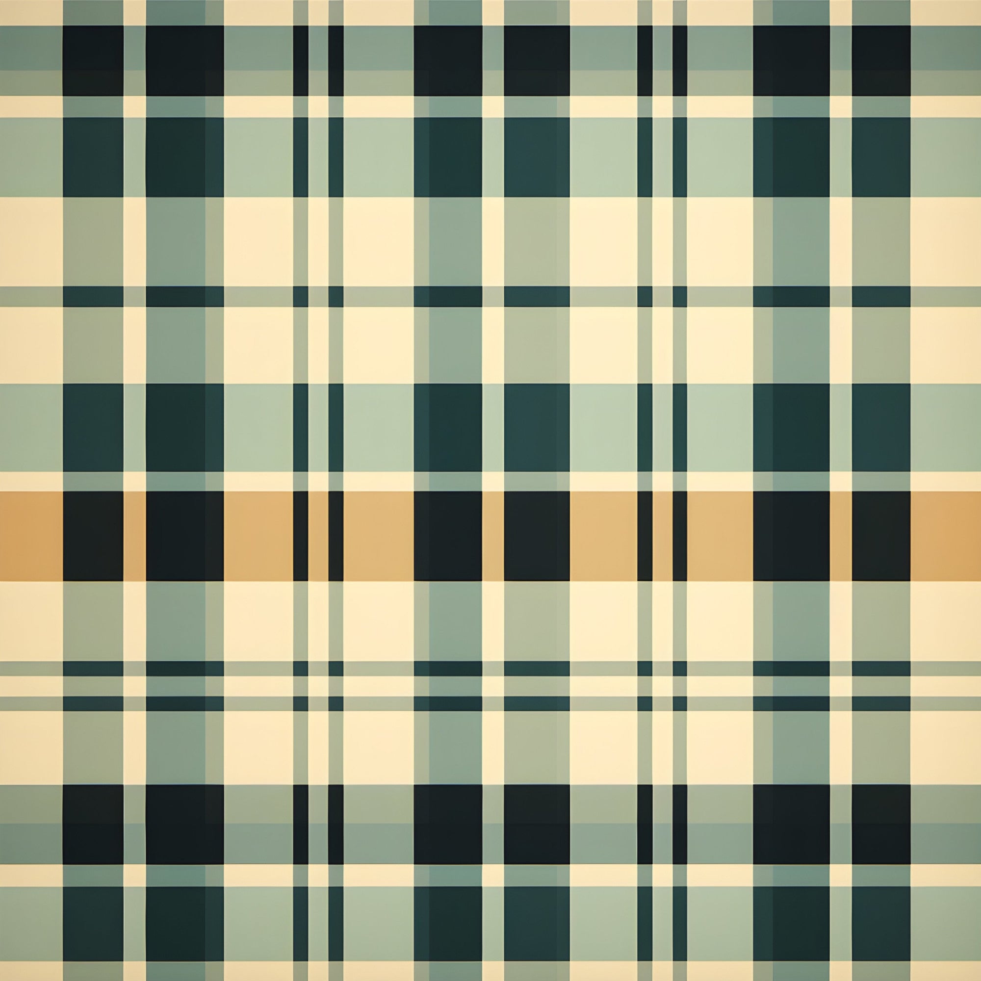 Sunset Tartan Pattern 5 Minky Fabric