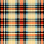 Sunset Tartan Pattern 7 Minky Fabric
