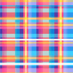 Sunset Tartan Pattern 9 Minky Fabric