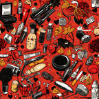 Rockabilly Rouge Pattern 12 Minky Fabric