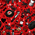 Rockabilly Rouge Pattern 2 Minky Fabric