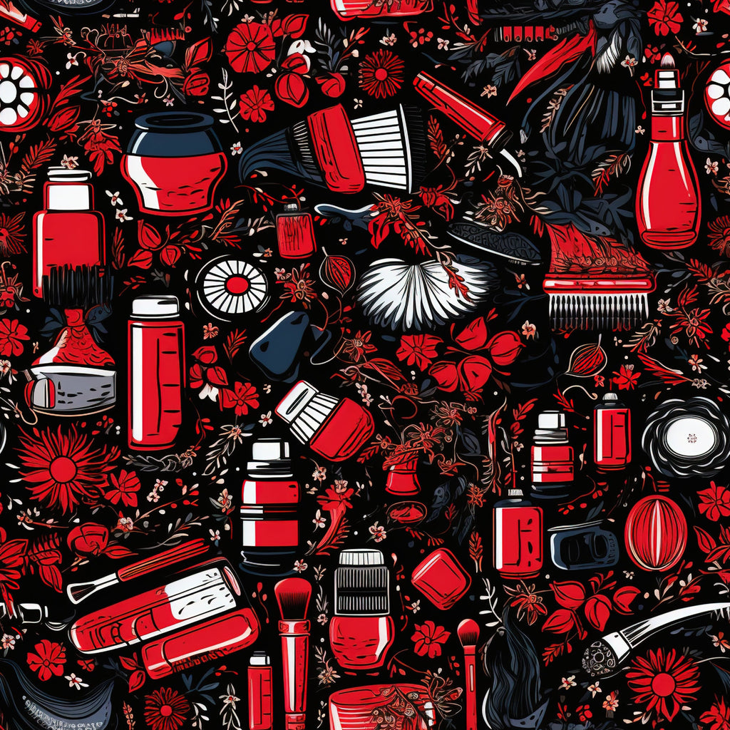 Rockabilly Rouge Pattern 6 Minky Fabric