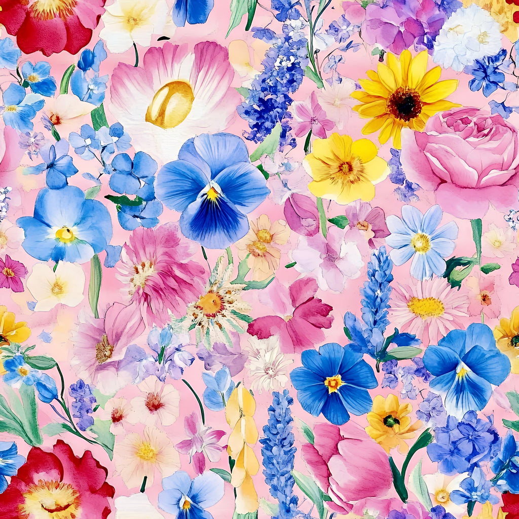 Petal Parade Pattern 11 Minky Fabric
