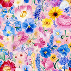 Petal Parade Pattern 11 Minky Fabric