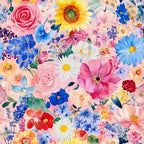 Petal Parade Pattern 12 Minky Fabric