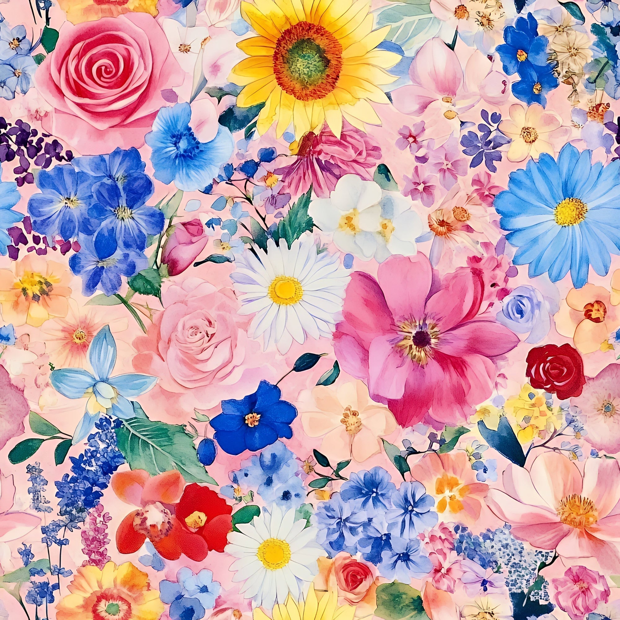 Petal Parade Pattern 12 Minky Fabric